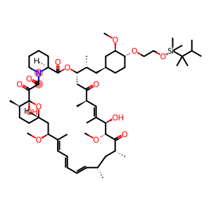 Rapamycin, 42-O-[2-[[dimethyl(1,1,2-trimethylpropyl)silyl]oxy]ethyl]-