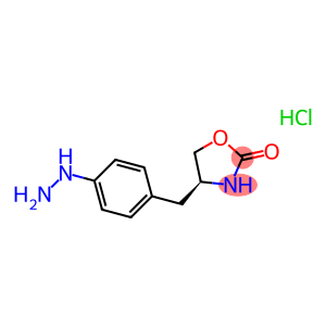 2-Oxazolidinone, 4-[(4-hydrazinophenyl)methyl]-, monohydrochloride, (S)-