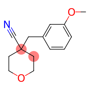 4-(3-METHOXYBENZYL)TETRAHYDRO-2H-PYRAN-4-CARBONITRILE