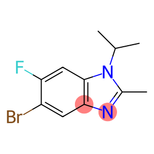 5-BroMo-6-fluoro-1-isopropyl-2-MethylbenziMidazole