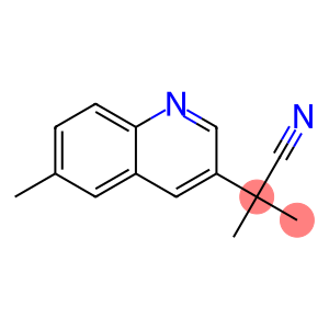 2-Methyl-2-(6-Methylquinolin-3-yl)propanenitrile