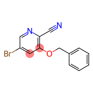 2-Pyridinecarbonitrile, 5-bromo-3-(phenylmethoxy)-