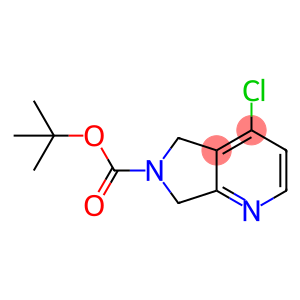 tert-butyl4-chloro-5H,6H,7H-pyrrolo[3,4-b]pyridine-6-carboxylate