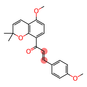 (E)-1-(5-甲氧基-2,2-二甲基-2H-苯并吡喃-8-基)-3-(4-甲氧基苯基)丙-2-烯-1-酮