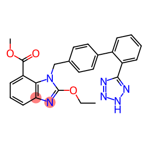methyl 1-((2,-(1H-tetrazol-5-yl)-[1,1,-biphenyl]-4-yl)methyl)-2-ethoxy-1H-benzo[d]imidazole-7-carboxylate