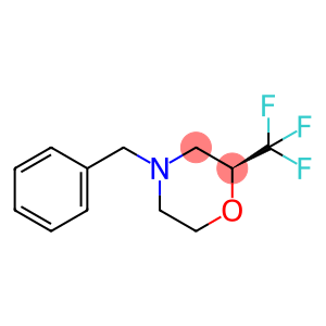 Morpholine, 4-(phenylmethyl)-2-(trifluoromethyl)-, (2S)-
