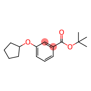 Benzoic acid, 3-(cyclopentyloxy)-, 1,1-dimethylethyl ester