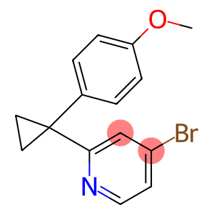 4-broMo-2-(1-(4-Methoxyphenyl)cyclopropyl)pyridine