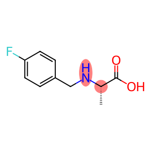 2-{[(4-fluorophenyl)methyl]amino}propanoic acid