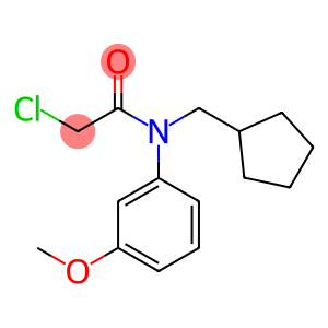2-chloro-N-(cyclopentylmethyl)-N-(3-methoxyphenyl)acetamide