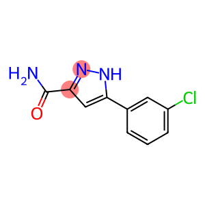 3-(4-氯苯基)-1H-吡唑-5-甲酰胺