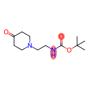 Carbamic acid, N-[2-(4-oxo-1-piperidinyl)ethyl]-, 1,1-dimethylethyl ester