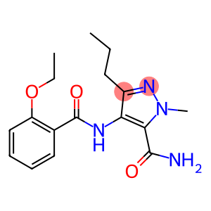 4-(2-Ethoxy benzamido)-1-methyl-3-n-propyl pyrazole-5-carboxamide.