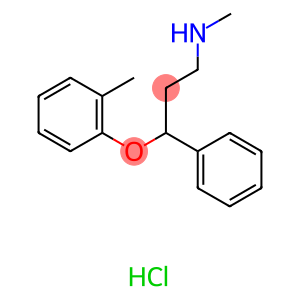Atomoxetine hydrochloride salt, racemic mixture
