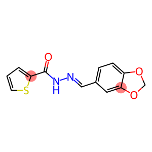 N'-(1,3-benzodioxol-5-ylmethylene)-2-thiophenecarbohydrazide