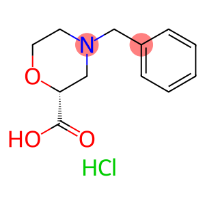 (2R)-4-benzylmorpholine-2-carboxylic acid hydrochloride