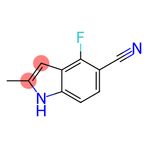 4-氟-2-甲基-1H-吲哚-5-碳腈