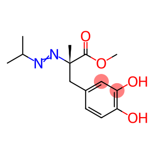 Benzenepropanoic acid, 3,4-dihydroxy-α-methyl-α-[2-(1-methylethyl)diazenyl]-, methyl ester, (αS)-