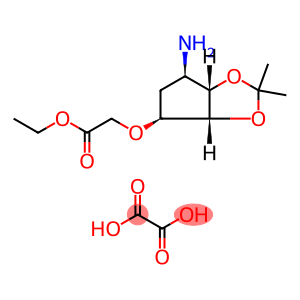 ethyl 2-((3aR,4S,6R,6aS)-6-amino-2,2-dimethyltetrahydro-3aH-cyclopenta[d][1,3]dioxol-4-yloxy)acetate oxalic acid salt