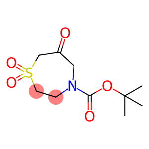 1,4-Thiazepine-4(5H)-carboxylic acid, tetrahydro-6-oxo-, 1,1-dimethylethyl ester, 1,1-dioxide