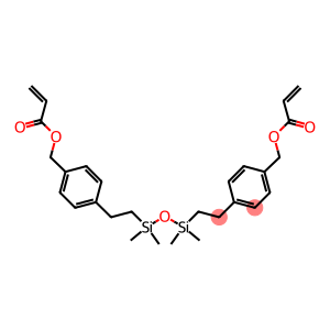 (1,1,3,3-Tetramethyldisiloxane-1,3-diyl)bis(3-phenylpropane-2,1-diyl) diacrylate
