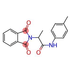 2-(1,3-dioxo-1,3-dihydro-2H-isoindol-2-yl)-N-(4-methylphenyl)propanamide