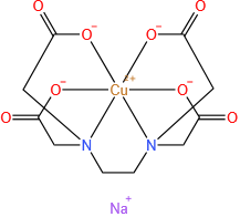 ((ethylenedinitrilo)tetraacetato)cuprate(2-)disodium