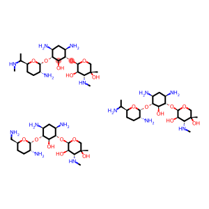 (2R,3R,4R,5R)-2-[(1S,2S,3R,4S,6R)-4,6-diamino-3-[(2R,3R,6S)-3-amino-6-(1-methylaminoethyl)tetrahydropyran-2-yl]oxy-2-hydroxy-cyclohexoxy]-5-methyl-4-methylamino-tetrahydropyran-3,5-diol