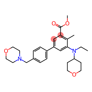 [1,1'-Biphenyl]-3-carboxylic acid, 5-[ethyl(tetrahydro-2H-pyran-4-yl)amino]-4-methyl-4'-(4-morpholinylmethyl)-, methyl ester