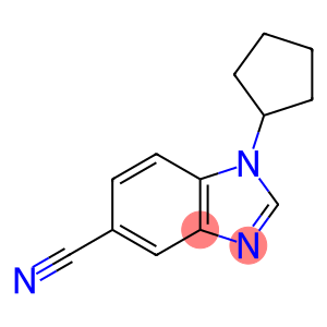 1-Cyclopentyl-1,3-benzodiazole-5-carbonitrile
