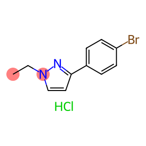 3-(4-BroMophenyl)-1-ethyl-1H-pyrazole HCl