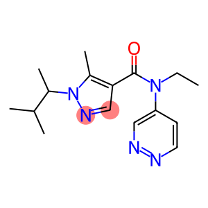 1H-Pyrazole-4-carboxamide,1-(1,2-dimethylpropyl)-N-ethyl-5-methyl-N-4-pyridazinyl-