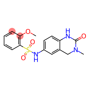 Benzenesulfonamide, 2-methoxy-N-(1,2,3,4-tetrahydro-3-methyl-2-oxo-6-quinazolinyl)-