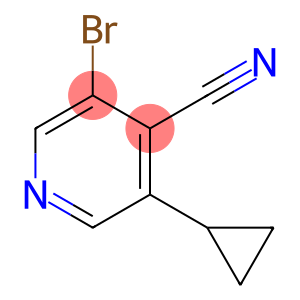 3-Bromo-5-cyclopropylisonicotinonitrile