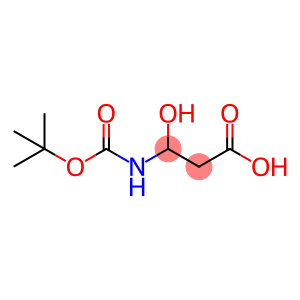 Propanoic acid, 3-[[(1,1-dimethylethoxy)carbonyl]amino]-3-hydroxy- (9CI)