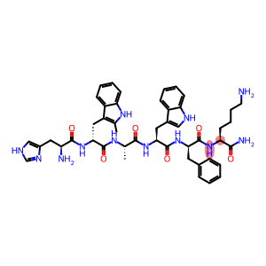 L-histidyl-2-methyl-D-tryptophyl-L-alanyl-L-tryptophyl-D-phenylalanyl-L-lysinamide
