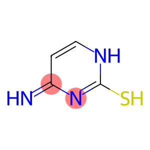 2-Pyrimidinethiol, 1,4-dihydro-4-imino- (9CI)
