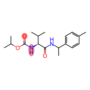 Isopropyl (S)-2-methyl-1-[1-(p-tolyl)ethylcarbamoyl]propylcarbamate, Nα-(Isopropoxycarbonyl)-N-[1-(p-tolyl)ethyl]-L-valinamide