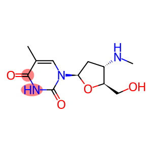 3'-methylamino-2',3'-dideoxyribosylthymine