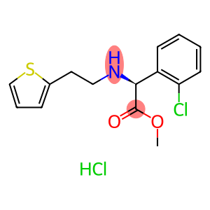 (+)-Methyl-Alpha-(2-Thienylethamino)(2-Chlorophenyl)Acetatehydrochloride