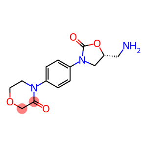 3-Morpholinone, 4-[4-[(5R)-5-(aminomethyl)-2-oxo-3-oxazolidinyl]phenyl]-