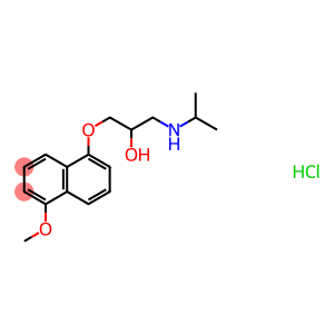 1-[(5-Methoxy-1-naphthalenyl)oxy]-3-[(1-Methylethyl)aMino]-2-propanol Hydrochloride
