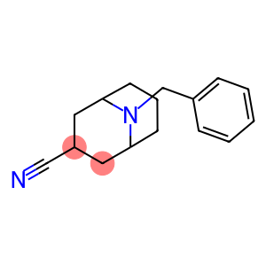 9-Azabicyclo[3.3.1]nonane-3-carbonitrile, 9-(phenylMethyl)-