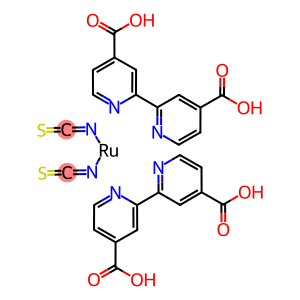 cis-Bis(isothiocyanato)bis(2,2′-bipyridyl-4,4′-dicarboxylato)ruthenium(II),N-3 dye