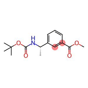 Benzoic acid, 3-[(1S)-1-[[(1,1-dimethylethoxy)carbonyl]amino]ethyl]-, methyl ester