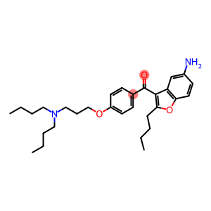 2-丁基-3-(4-(3-二丁基氨基丙氧基)苯甲酰基)-5-氨基苯并呋喃