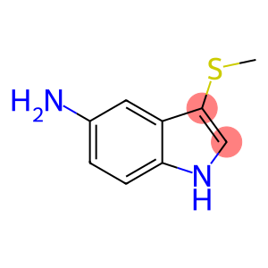 3-(methylthio)-1H-indol-5-amine