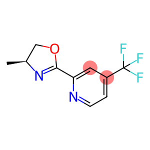 Pyridine, 2-[(4S)-4,5-dihydro-4-methyl-2-oxazolyl]-4-(trifluoromethyl)-