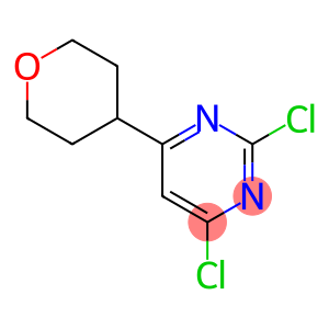 2,4-Dichloro-6-(4-tetrahydropyranyl)pyrimidine