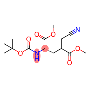 L-Glutamic acid, 4-(cyanomethyl)-N-[(1,1-dimethylethoxy)carbonyl]-, 1,5-dimethyl ester